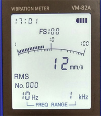 日本理音原装VM-82A便携式振动测量仪